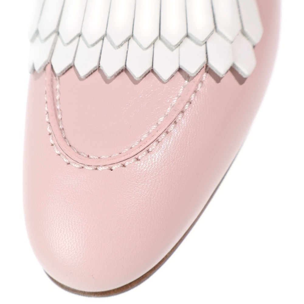 HERMES(エルメス) Moccasin Royal Calf Leather Loafers モカシン ロワイヤル カーフレザー ローファー シューズ ピンク レディース