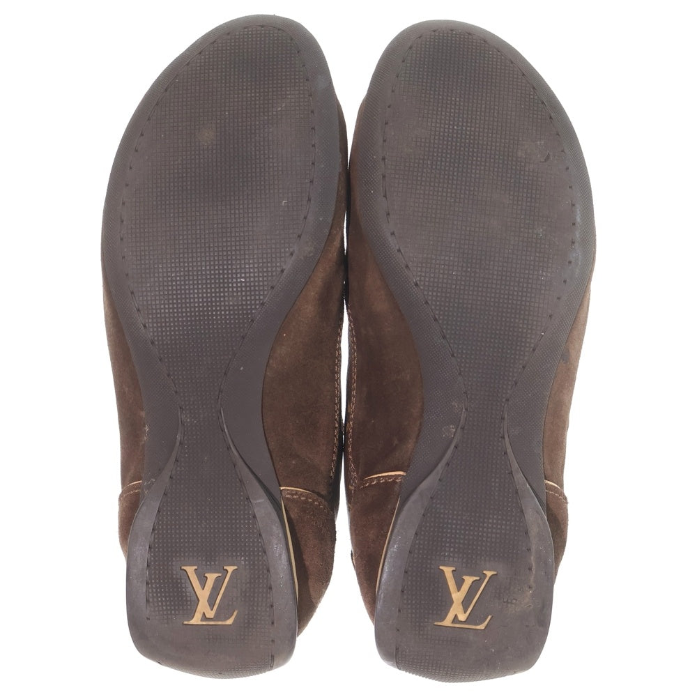 LOUIS VUITTON(ルイヴィトン) モノグラム スウェード ドライビングシューズ ブラウン