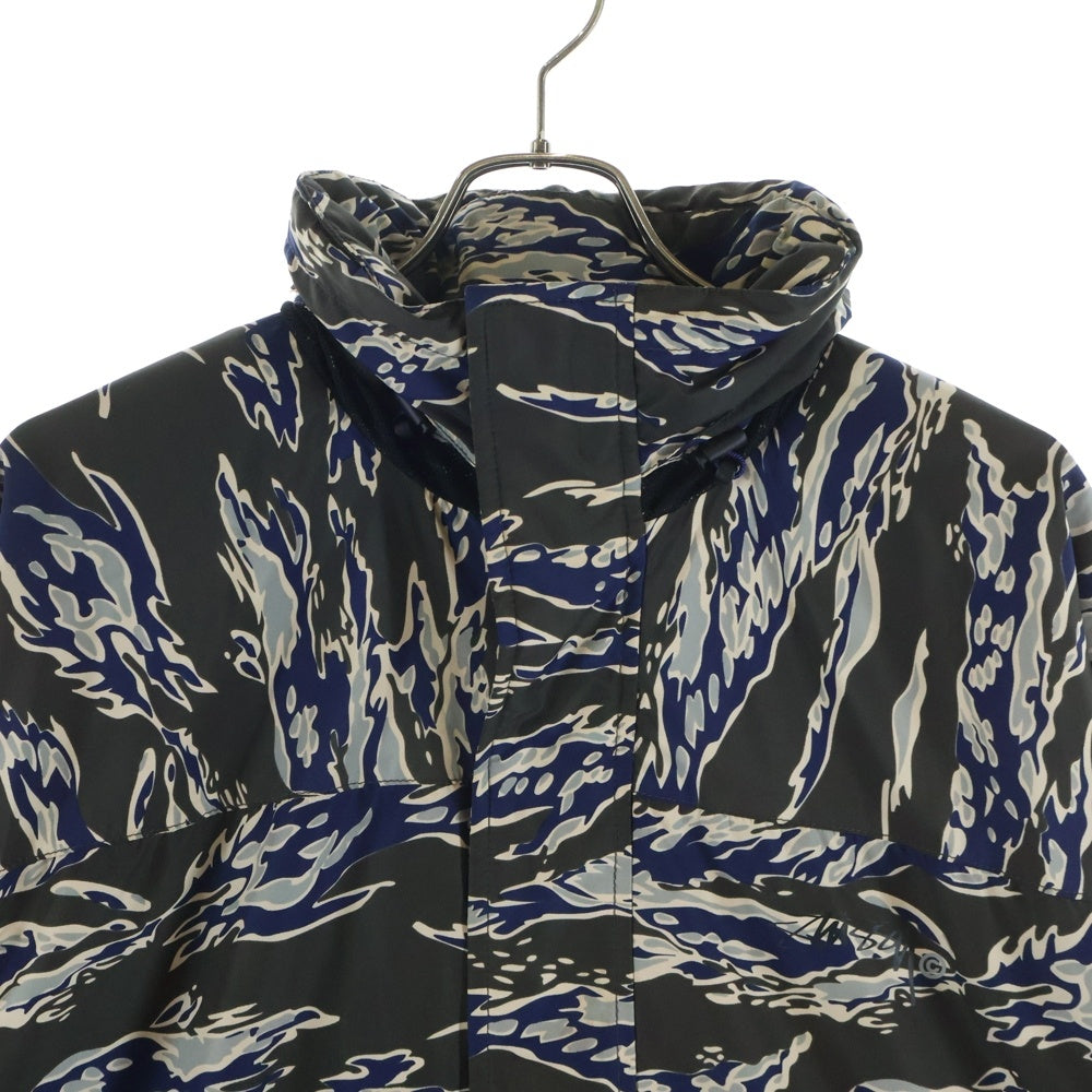 STUSSY(ステューシー) 00s タイガーカモ マウンテンパーカー ジップアップフーディー ジャケット カーキ