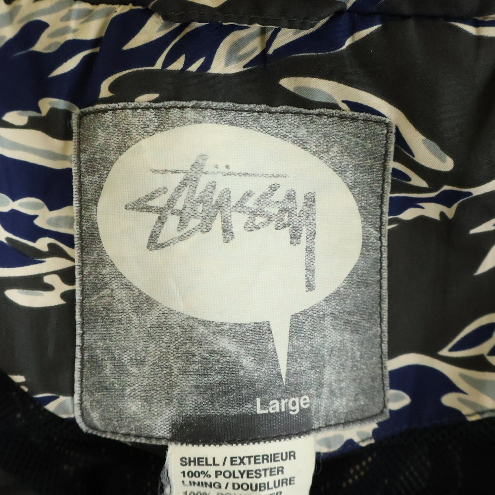 STUSSY(ステューシー) 00s タイガーカモ マウンテンパーカー ジップアップフーディー ジャケット カーキ