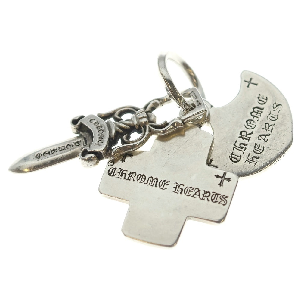CHROME HEARTS(クロムハーツ) 3TRINKETS With Oring 3トリンケッツ オーリング ネックレス ペンダントトップ シルバー