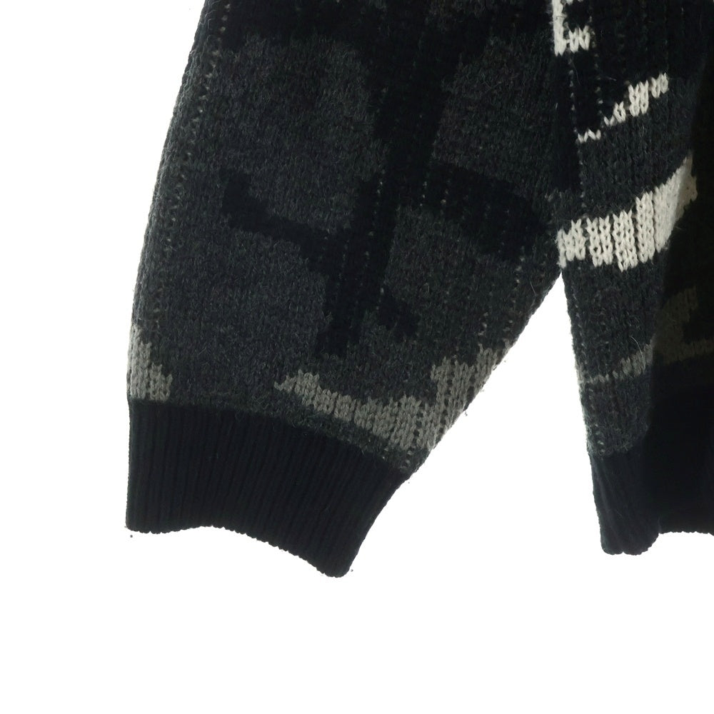 SUPREME(シュプリーム) 25AW Small Box Polo Sweater スモールボックスロゴ カモ柄 ポロスウェット ニット セーター グレー