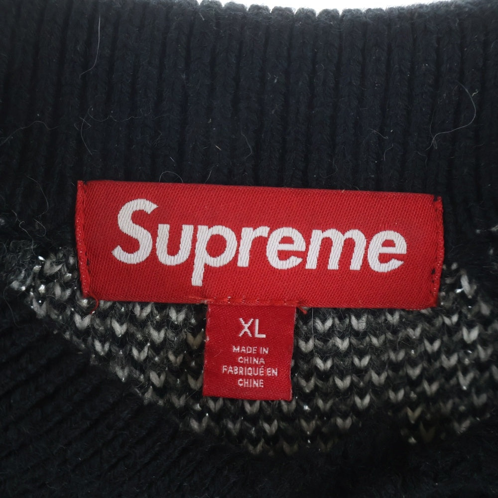 SUPREME(シュプリーム) 25AW Small Box Polo Sweater スモールボックスロゴ カモ柄 ポロスウェット ニット セーター グレー