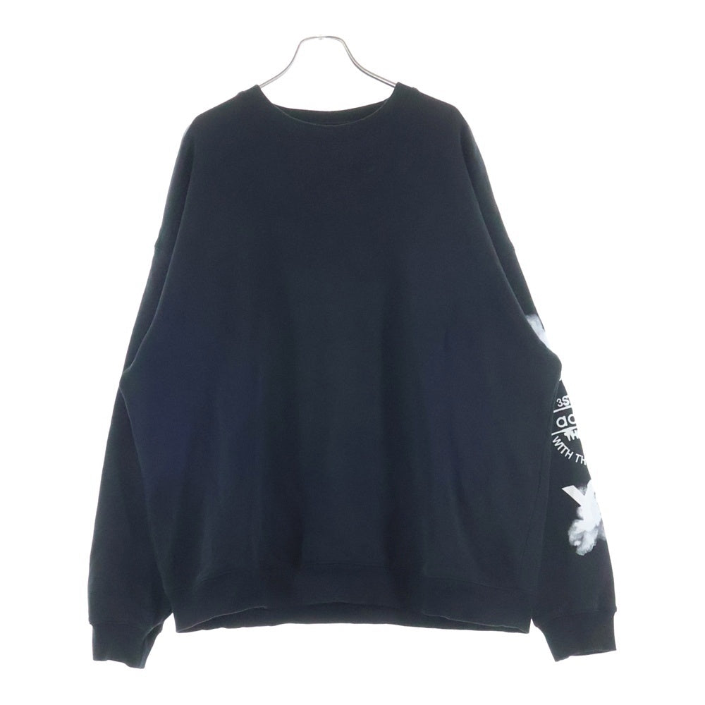Y-3(ワイスリー) 25AW GRAPHIC CREW SWEAT グラフィッククルースウェット トレーナー ブラック JX4749