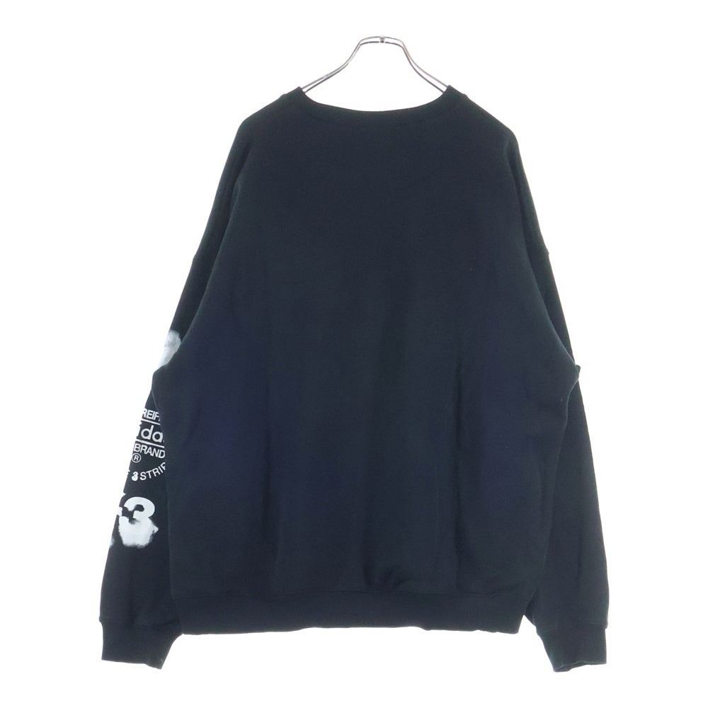 Y-3(ワイスリー) 25AW GRAPHIC CREW SWEAT グラフィッククルースウェット トレーナー ブラック JX4749