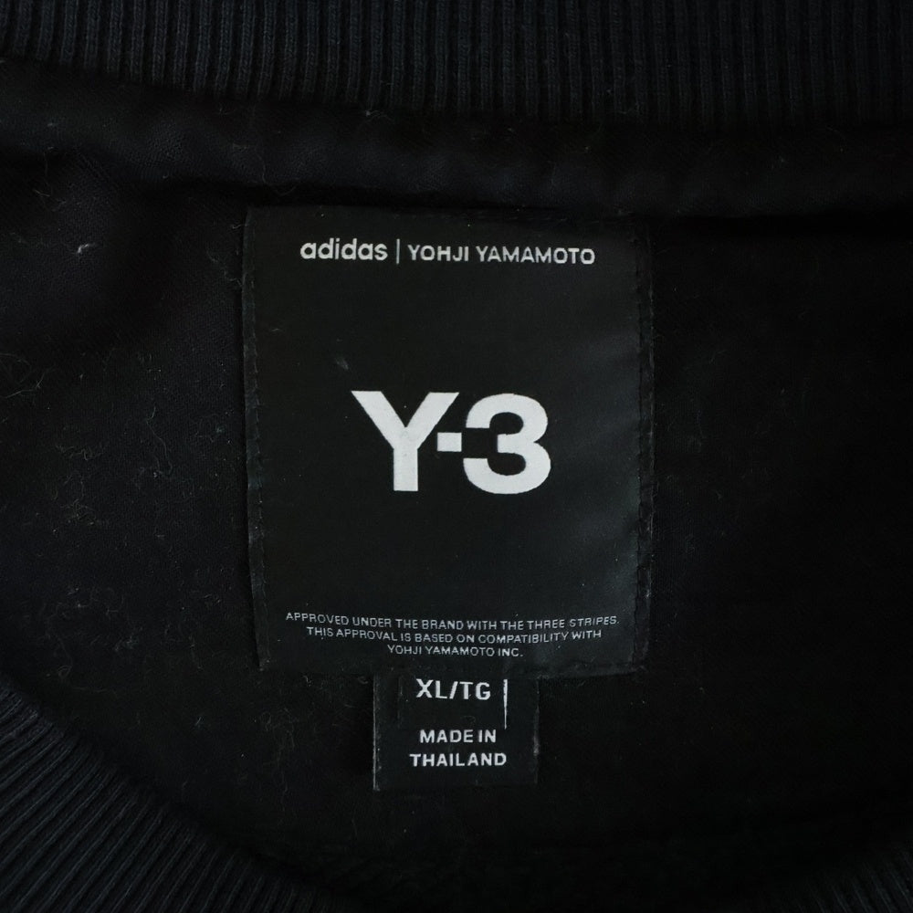 Y-3(ワイスリー) 25AW GRAPHIC CREW SWEAT グラフィッククルースウェット トレーナー ブラック JX4749
