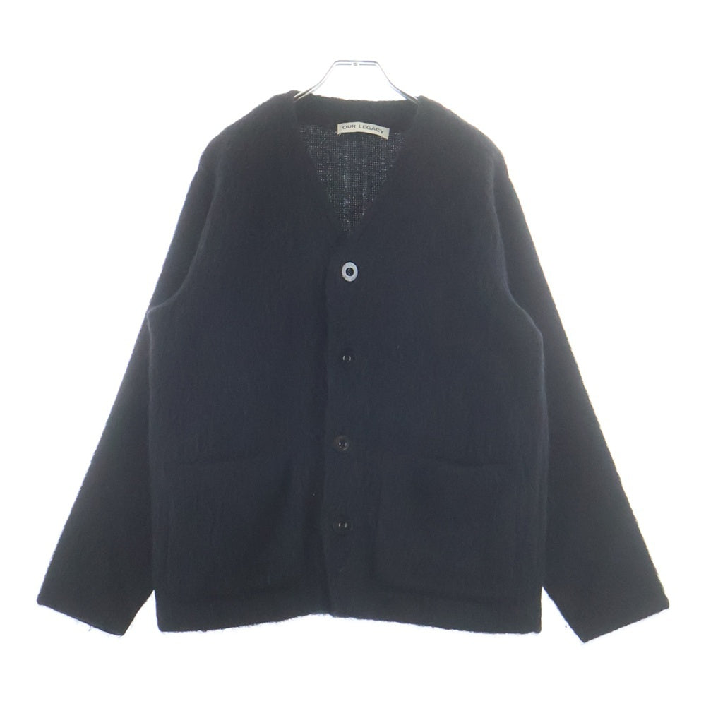OUR LEGACY(アワーレガシー) 21AW Cardigan ウールモヘアニット オーバーサイズ カーディガン ブラック M4206CBM