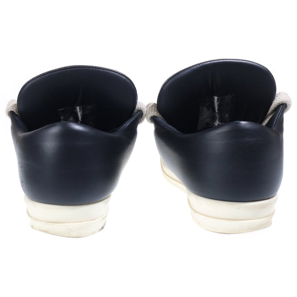 Rick Owens(リックオウエンス) JUMBOLACED LOW SNEAKERS ジャンボレース レザーローカットスニーカー ブラック RU01E5893