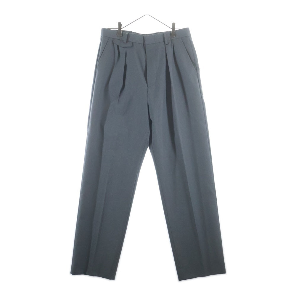 GUCCI(グッチ) ツータック センタープレス イージースラックスウールパンツ グレー 497923 Z505F