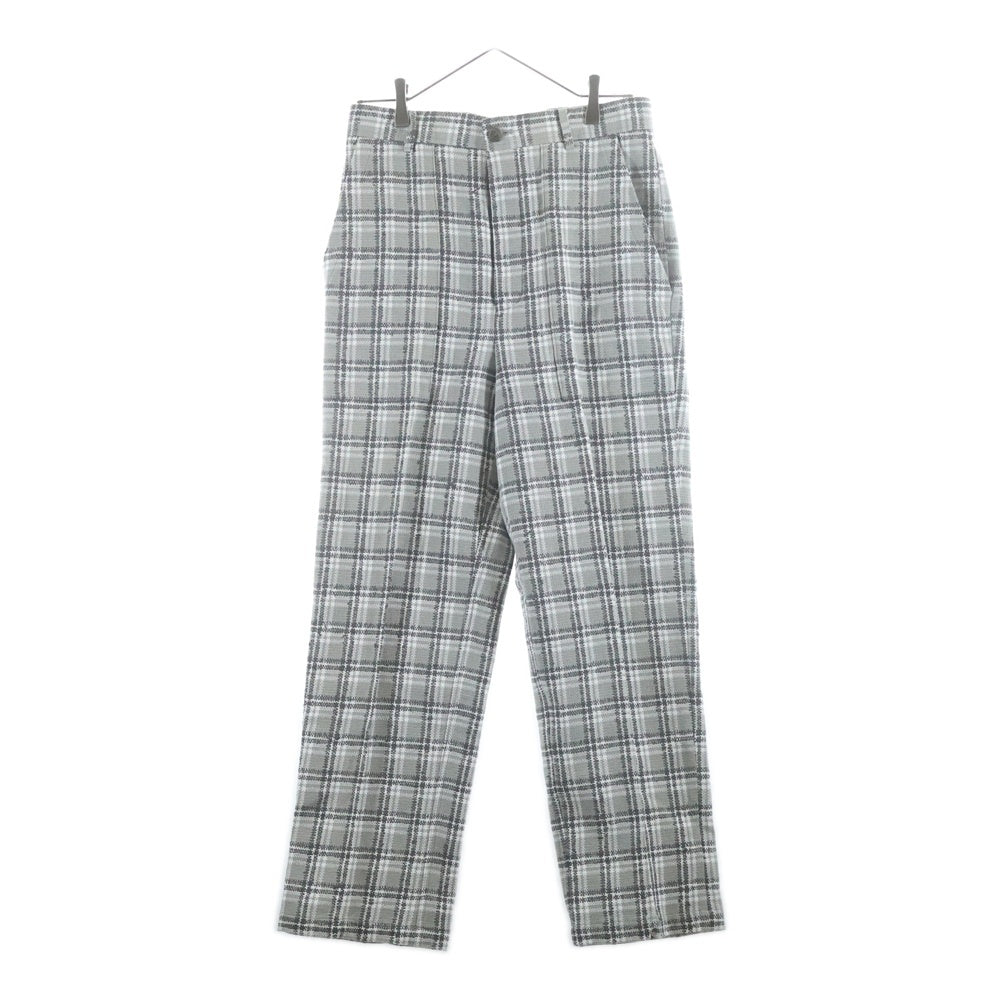 THOM BROWNE(トムブラウン) CLASSIC TOROUSER チェック柄 裏地トリコロール クラシック トラウザーパンツ グレー MTU276A-06139035