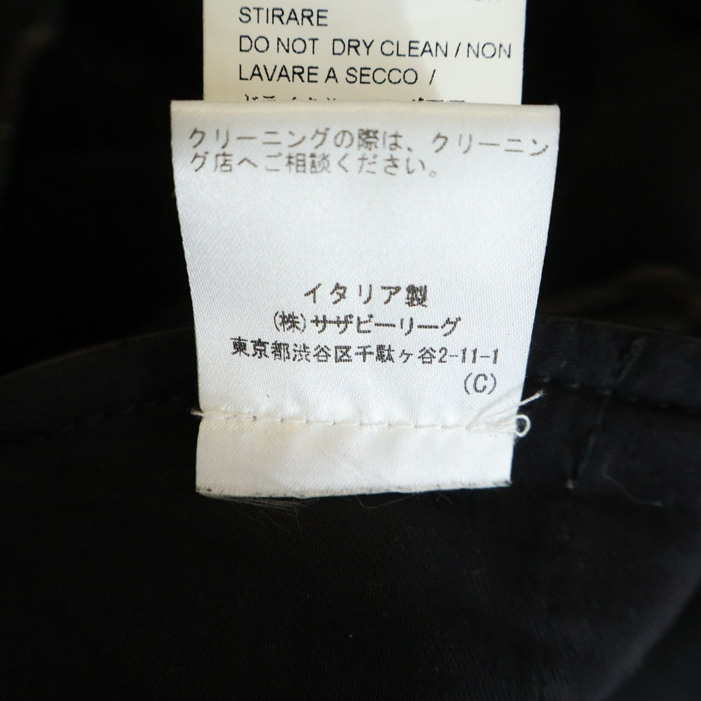 MEATPACKING D for Ron Herman(ミートパッキング ディーフォー ロンハーマン) ラムスキンレザー ムートンボアジャケット ブラック 3020400135