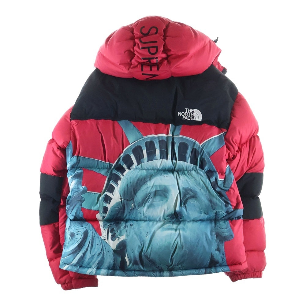 SUPREME(シュプリーム) 19AW × THE NORTH FACE Statue of Liberty Baltoro Jacket ×ノースフェイス スタチューオブリバティー 自由の女神 バルトロ ダウンジャケット レッド ND91901I