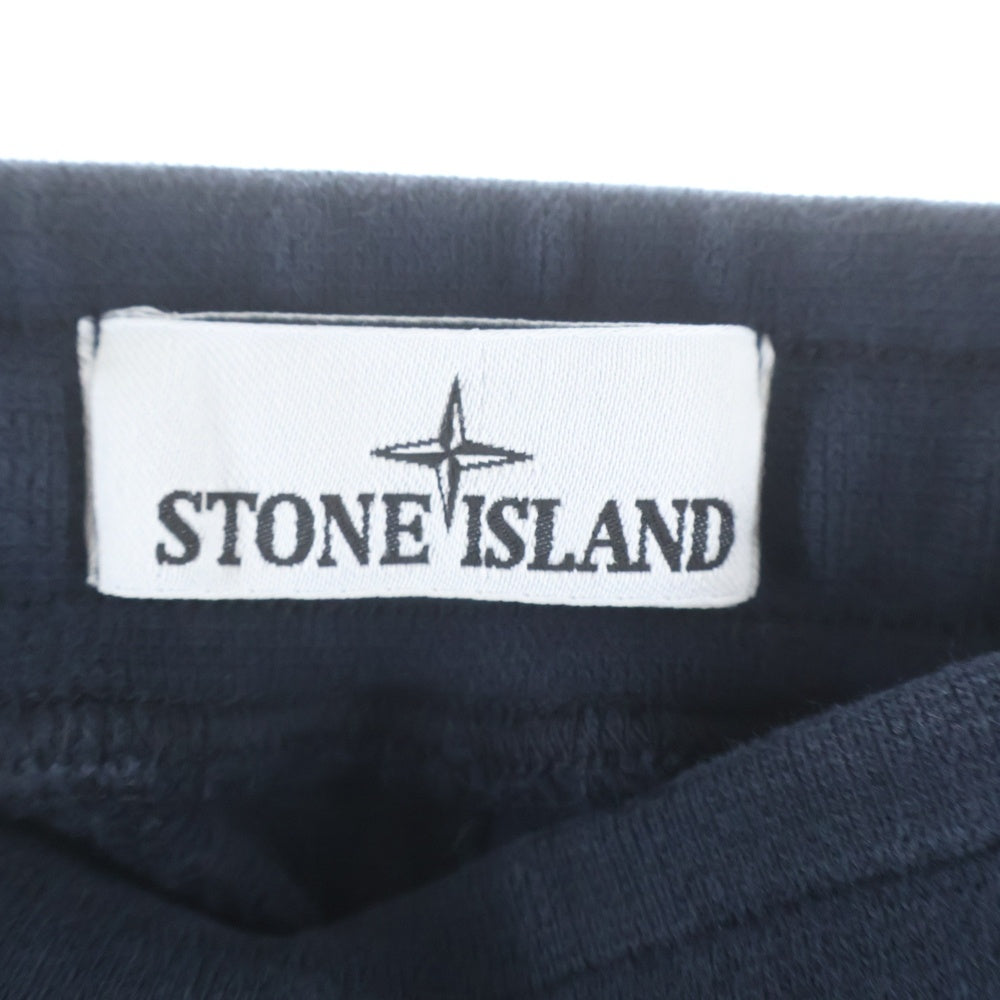 STONE ISLAND(ストーンアイランド) 24AW Sweatshirt ロゴ ワッペン ブラッシュド スウェットパンツ ブラック 811560920