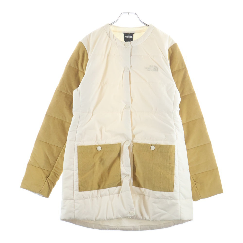 THE NORTH FACE(ザノースフェイス) W COLLARLESS SYNTH JKT ウィメンズ コーデュロイ切替 ノーカラー ブルゾンジャケット NF0A7ZWE レディース
