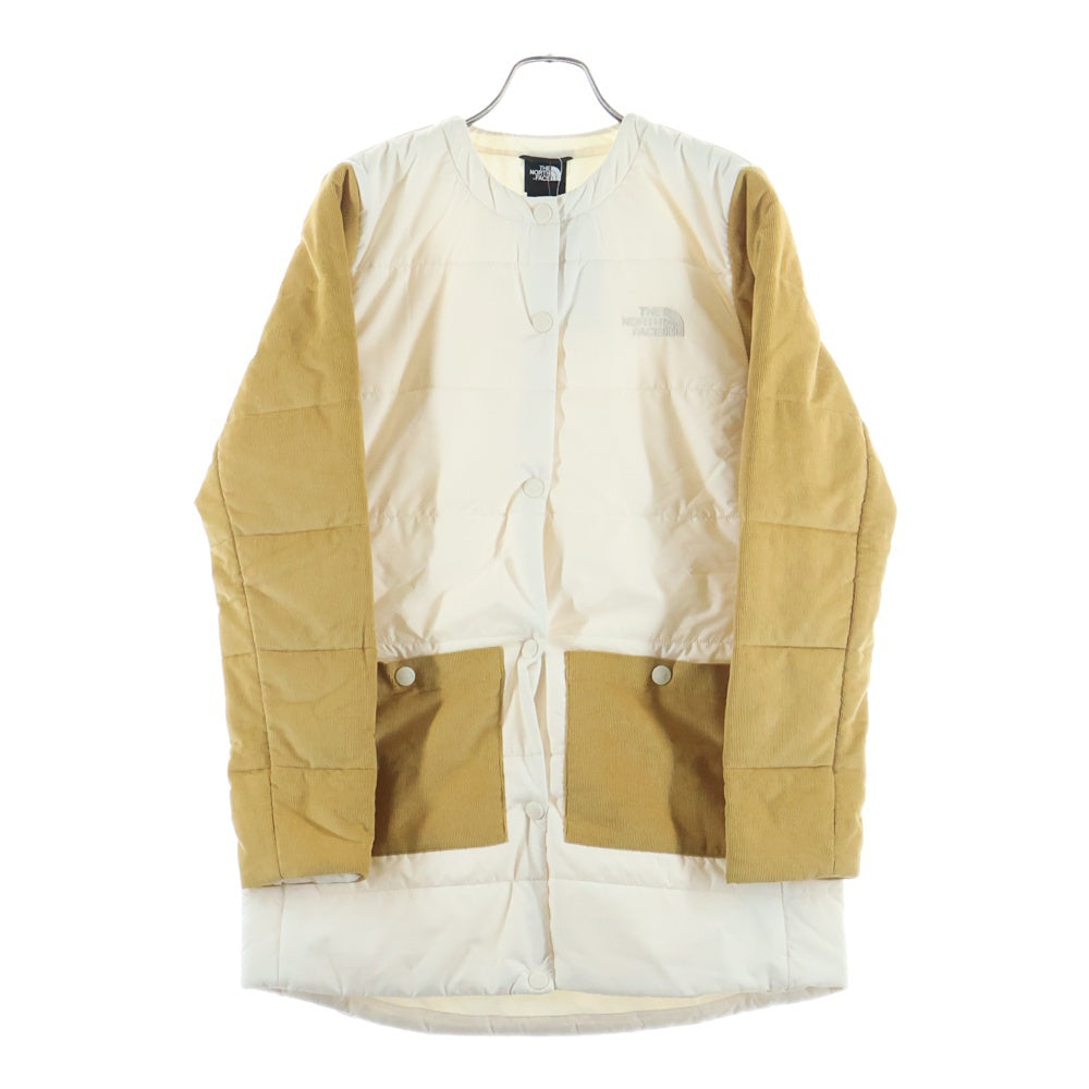 THE NORTH FACE(ザノースフェイス) W COLLARLESS SYNTH JKT ウィメンズ コーデュロイ切替 ノーカラー ブルゾンジャケット NF0A7ZWE レディース