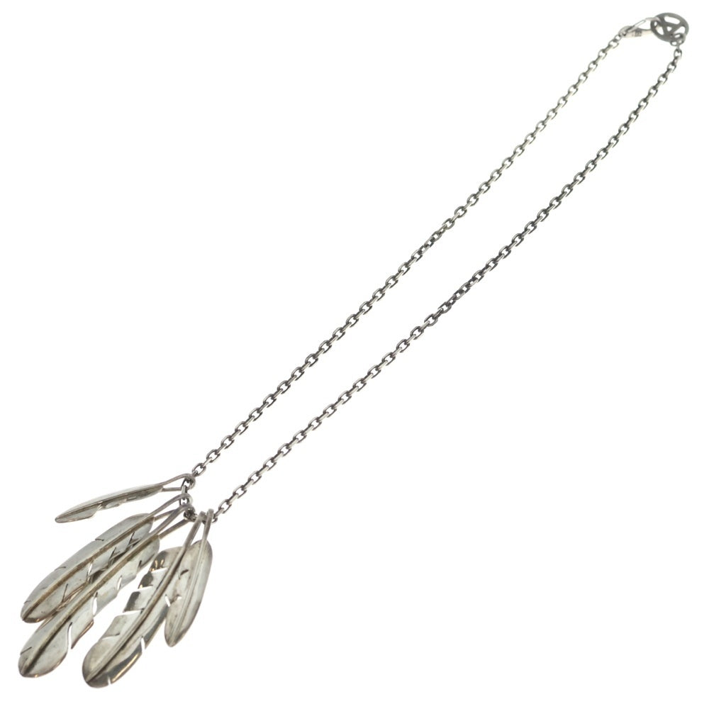 JAM HOME MADE(ジャムホームメイド) NAKED FEATHER ネイキッド フェザー 5枚付き ペンダント ネックレス シルバー