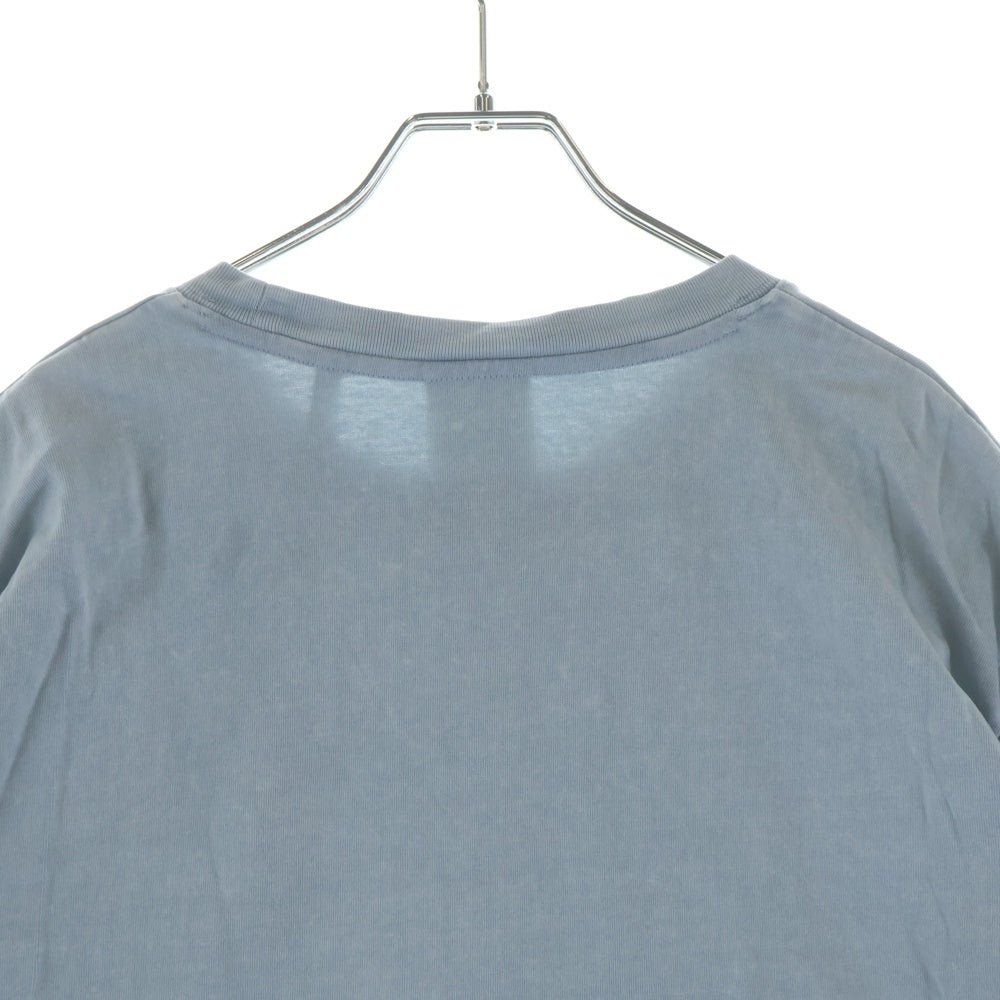 KITH(キス) 21SS ×RUSSELATHLETIC LAX TEE ラッセルアスレチック フロントロゴエンブロイダリー クルーネック 半袖Tシャツ カットソー ブルー 21-071-060-0027-3-0