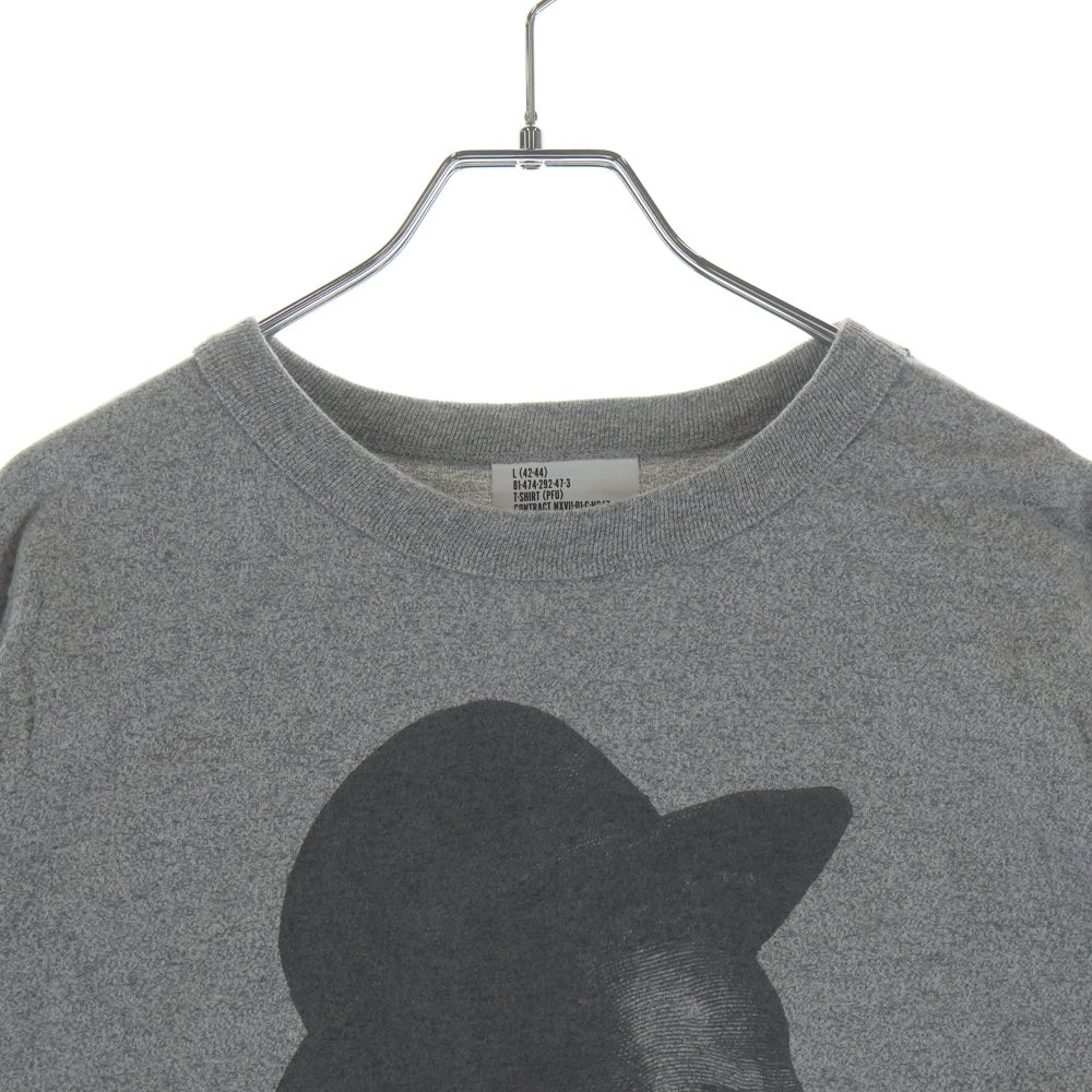 NEXUS7(ネクサスセブン) × GIMME5 GREGORY ISAACS TEE ギミーファイブ グレゴリー・アイザックス フロントプリント ヘビーウェイト クルーネック 半袖Tシャツ カットソー グレー