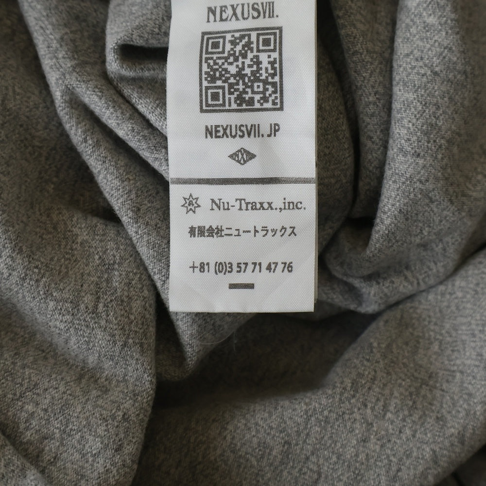 NEXUS7(ネクサスセブン) × GIMME5 GREGORY ISAACS TEE ギミーファイブ グレゴリー・アイザックス フロントプリント ヘビーウェイト クルーネック 半袖Tシャツ カットソー グレー