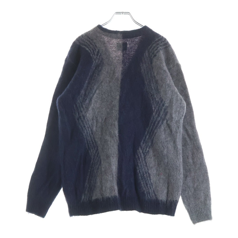 Needles(ニードルス) 22AW MOHIAR PAPILLON CARDIGAN モヘア パピヨン カーディガン グレー LQ275