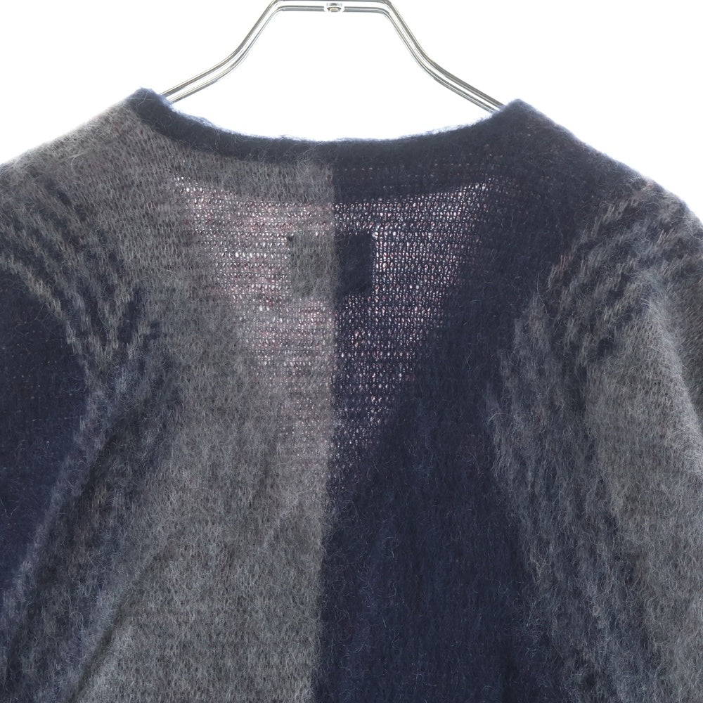 Needles(ニードルス) 22AW MOHIAR PAPILLON CARDIGAN モヘア パピヨン カーディガン グレー LQ275