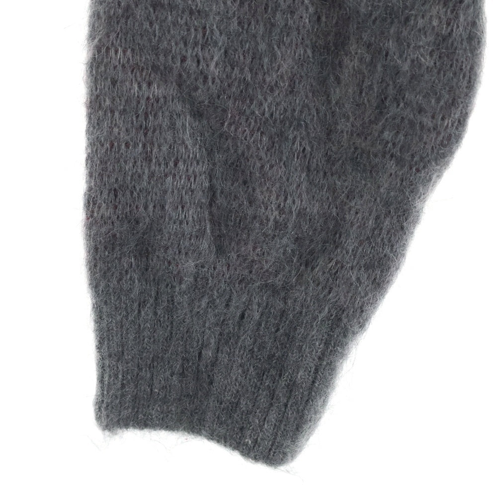 Needles(ニードルス) 22AW MOHIAR PAPILLON CARDIGAN モヘア パピヨン カーディガン グレー LQ275