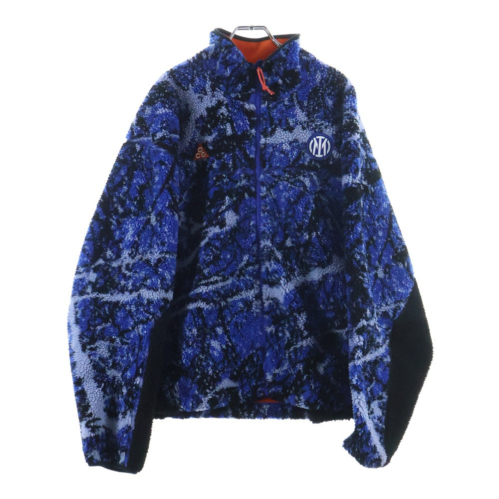 NIKE(ナイキ) ACG Canwell Glacier Inter Milan Therma-FIT ADV インテルミラノ フリース サッカージャケット ブルー IB3846-100