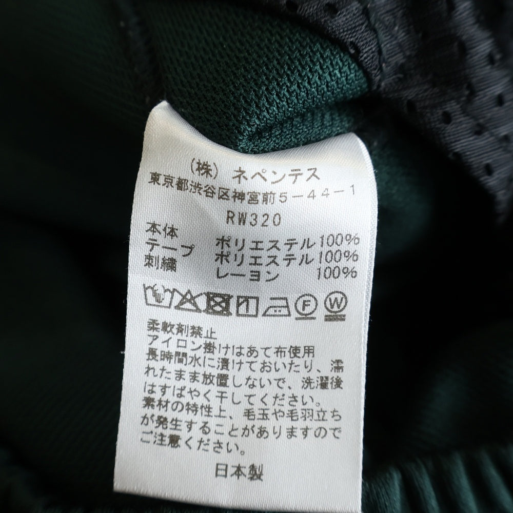Needles(ニードルス) 25AW H.D.TRACK PANT サイドライン ワイドトラックパンツ グリーン RW320