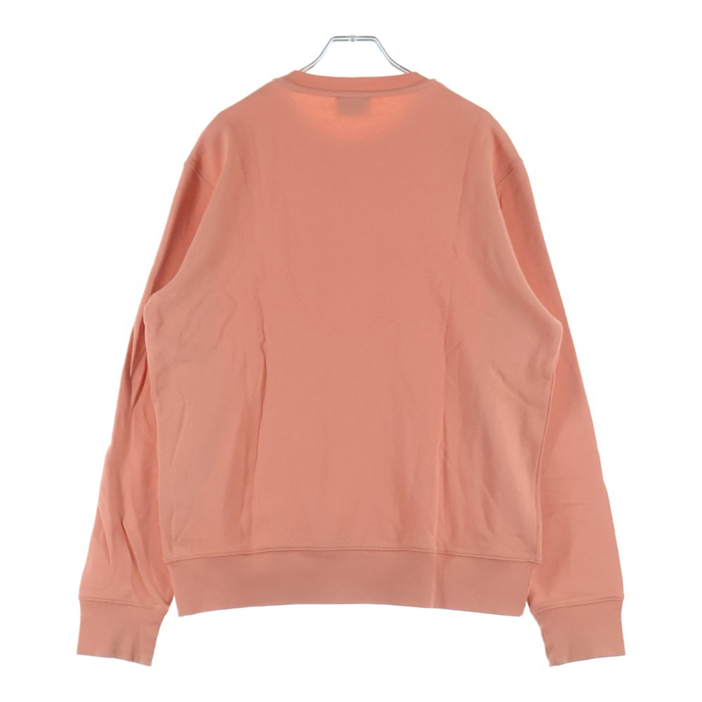 Acne Studios(アクネ ストゥディオズ) 裏毛 コットン クルーネック スウェットシャツ トレーナー オレンジ