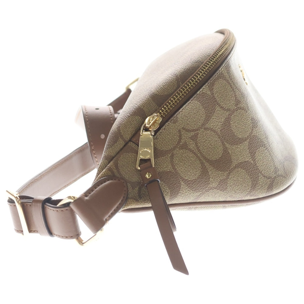 COACH(コーチ) シグネチャー クロスボディバッグ ウエストバッグ ブラウン F48740