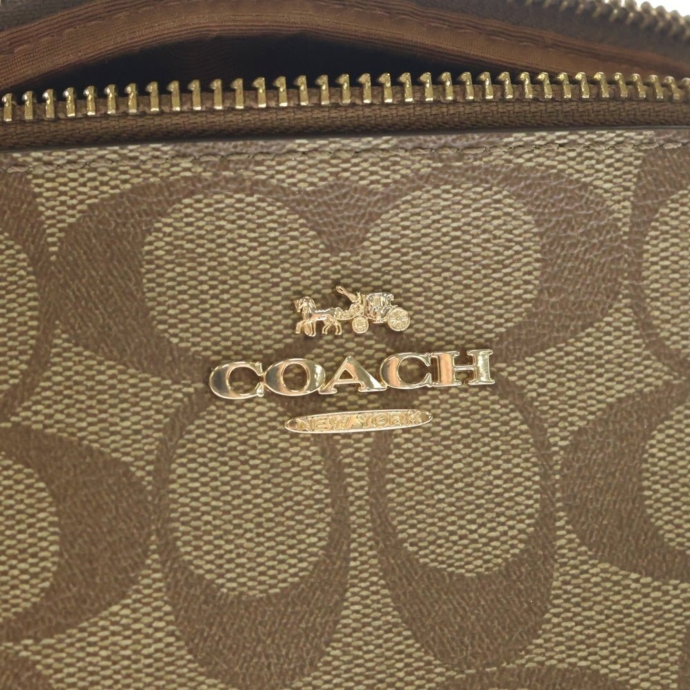 COACH(コーチ) シグネチャー クロスボディバッグ ウエストバッグ ブラウン F48740