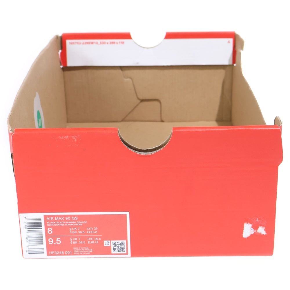 NIKE(ナイキ) Air Max 90 QS Volcano エアマックス ボルケーノ ローカットスニーカー ブラック US8/26cm HF3248-001