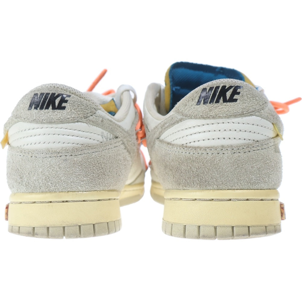 NIKE(ナイキ) ×OFF-WHITE DUNK LOW 1 of 50 Lot.19 オフホワイト ダンク ローカットスニーカー ホワイト US8/26cm DJ0950-119