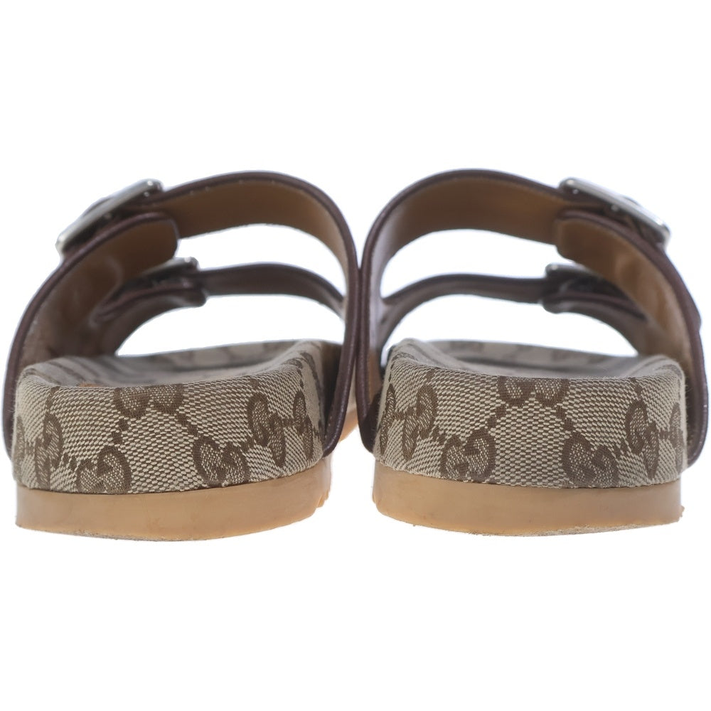 GUCCI(グッチ) 23SS GGキャンバス ストラップスライドサンダル ベージュ 658020