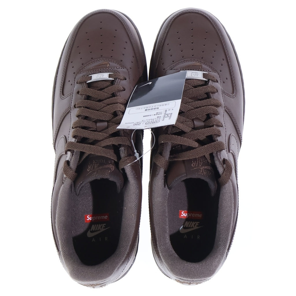 SUPREME(シュプリーム) ×NIKE AIR FORCE 1 LOW SP ナイキ エアフォースワン ローカットスニーカー ブラウン US11/29cm CU9225-200