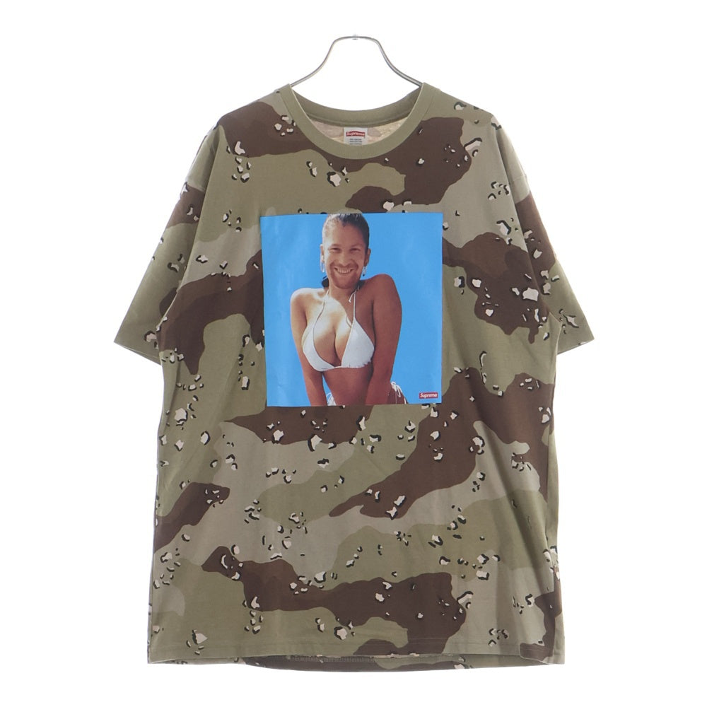 SUPREME(シュプリーム) 25SS Aphex Twin Windowlicker Tee エイフェックス ツイン ウィンドウリッカー フォトプリント カモ柄 クルーネック 半袖Tシャツ カットソー カーキ