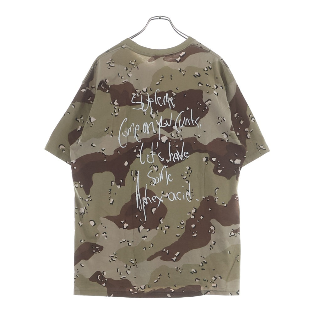 SUPREME(シュプリーム) 25SS Aphex Twin Windowlicker Tee エイフェックス ツイン ウィンドウリッカー フォトプリント カモ柄 クルーネック 半袖Tシャツ カットソー カーキ