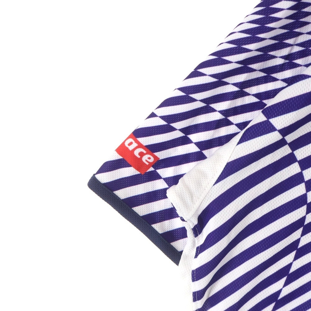 Palace Skateboards(パレススケートボーズ) Playwright Shirt 総柄 サッカー ゲームシャツ 半袖Tシャツ カットソー ホワイト