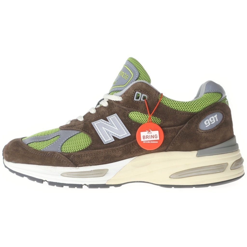 New Balance(ニューバランス) ×KITH×Danielle Cathari 991V2 Reverse Matcha キス ダニエル・カタリ 991V2 リバース抹茶 ローカットスニーカー グリーン/ブラウン US8.5/26.5cm U991CK2