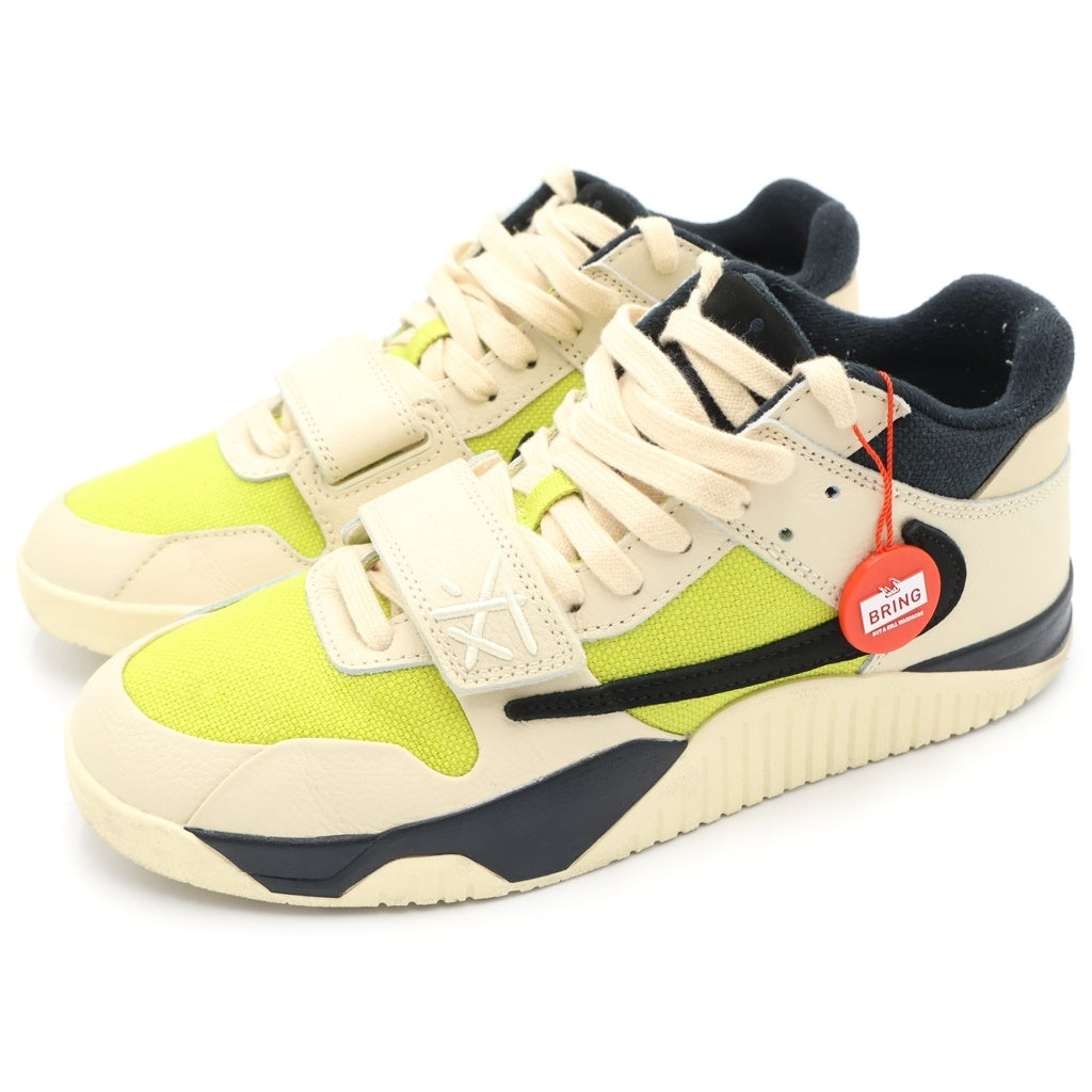NIKE(ナイキ) ×TRAVISSCOTT JORDAN JUMPMAN JACK CJ1 T-Rexx Bright Cactus ジョーダン ジャンプマンジャック ローカットスニーカー ベージュ US9/27cm FZ8117-102