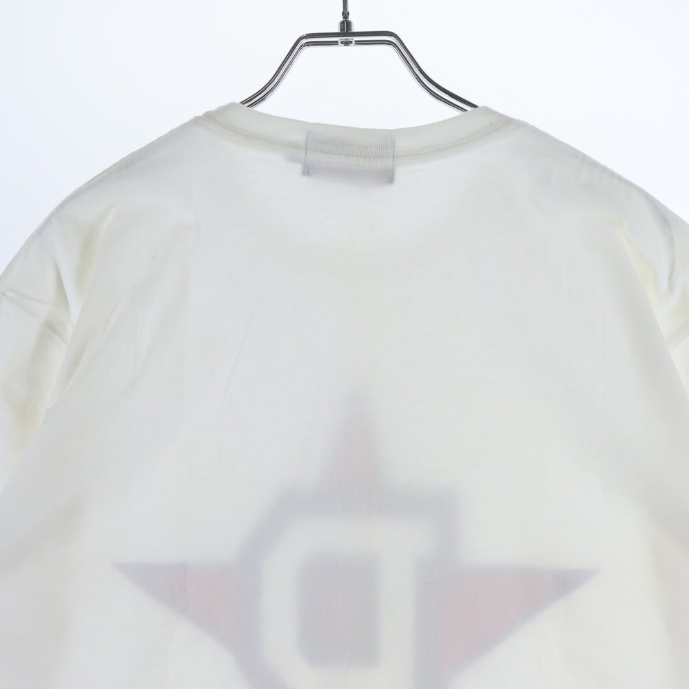 POLO SPORT RALPH LAUREN(ポロスポーツラルフローレン) 90s P WING STAR TEE Pウィングスター 星条旗 プリント クルーネック 半袖Tシャツ カットソー ホワイト