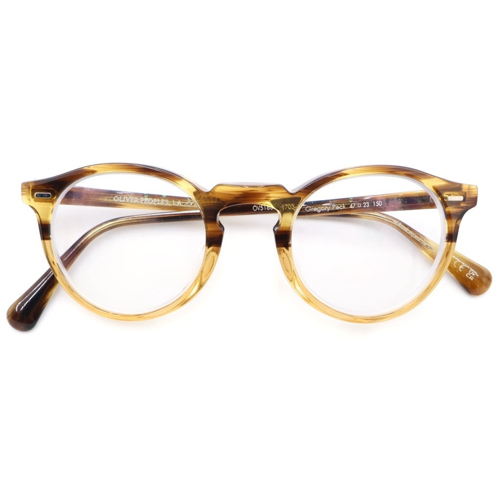OLIVER PEOPLES(オリバーピープルズ) Gregory Peck グレゴリーペック ウエリントン サングラス 眼鏡 アイウェア ブラウン OV5186 レディース