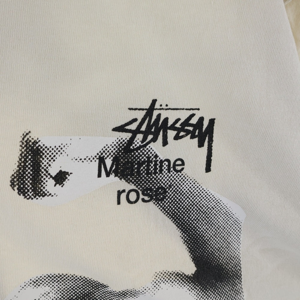STUSSY(ステューシー) ×Martine Rose Stand Firm Pigment Dyed Tee マーティン・ローズ 両面フォトプリント 半袖Tシャツ カットソー ホワイト