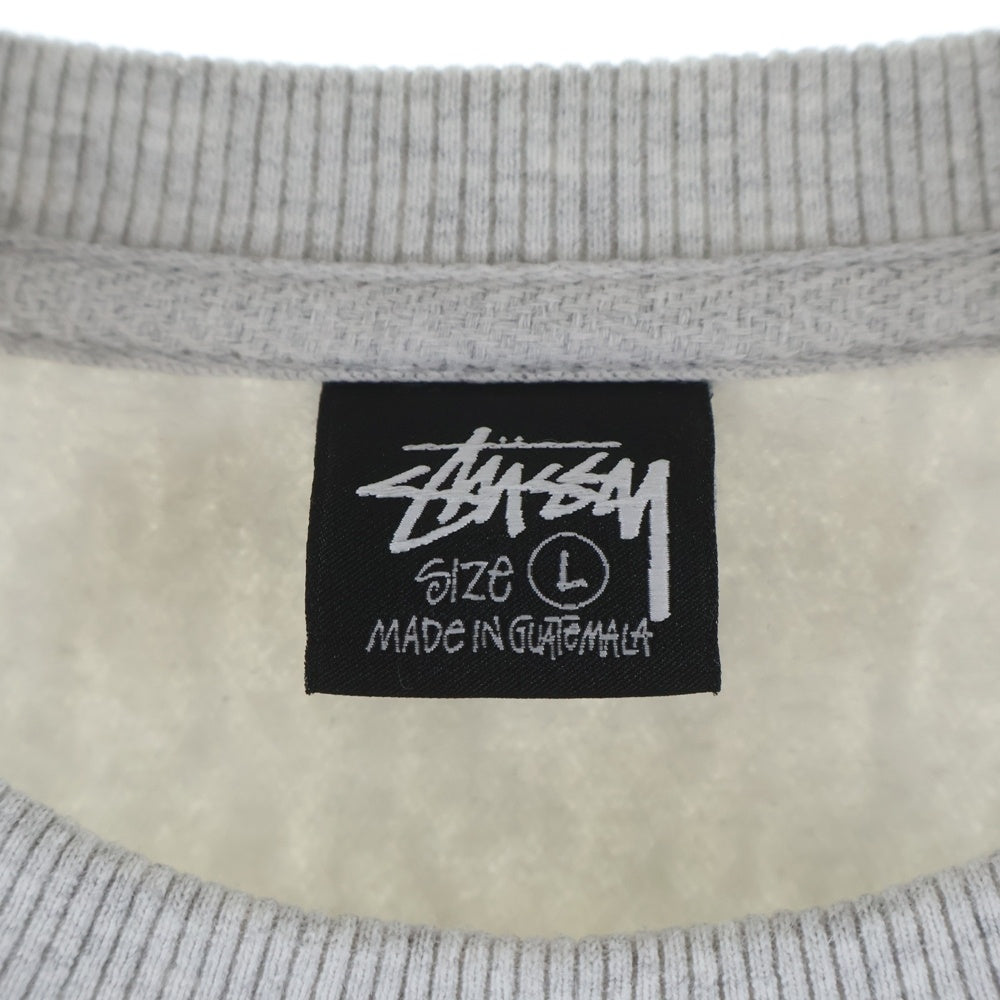 STUSSY(ステューシー) ×Our Legacy Work Shop Collegiate Crew アワーレガシー ワークショップカレッジエイト クルーネック スウェット トレーナー グレー