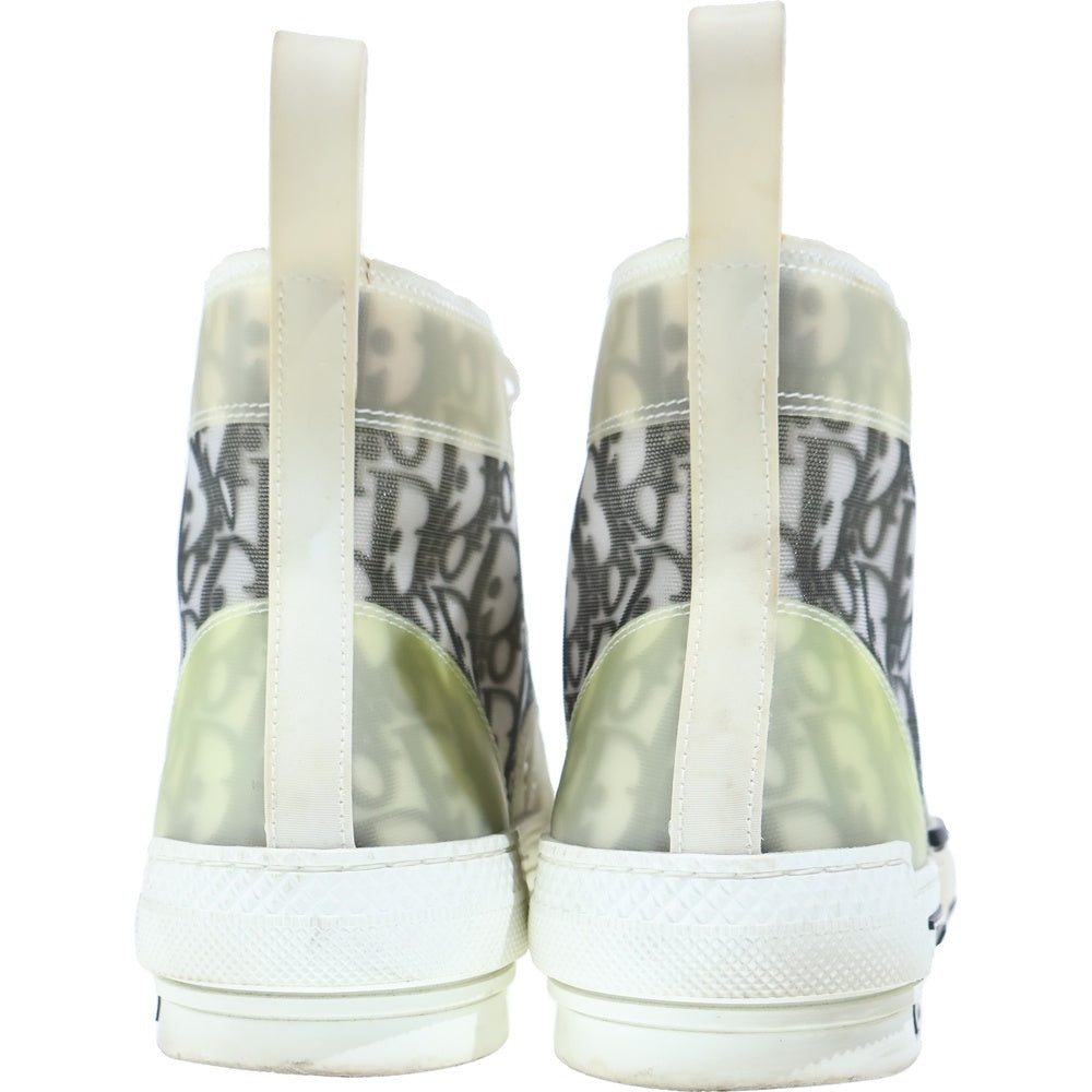 DIOR(ディオール) 19AW B23 HIGH TOP OBLIQUE SNEAKERS オブリーク 総柄 ハイカットスニーカー ホワイト/ブラック 3SH118YJP