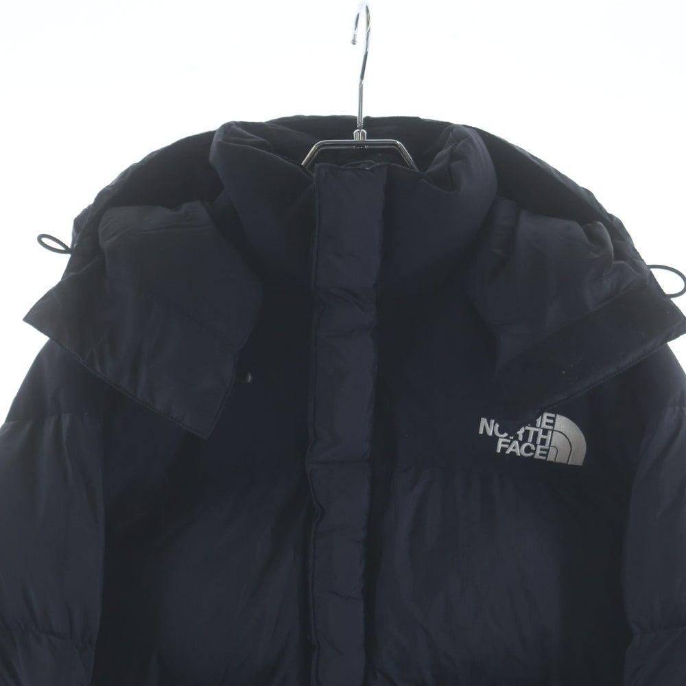 THE NORTH FACE(ザノースフェイス) SUMMIT JACKET ロゴ刺繍 ジップアップ フーディー サミット ダウンジャケット ブラック NFD00063