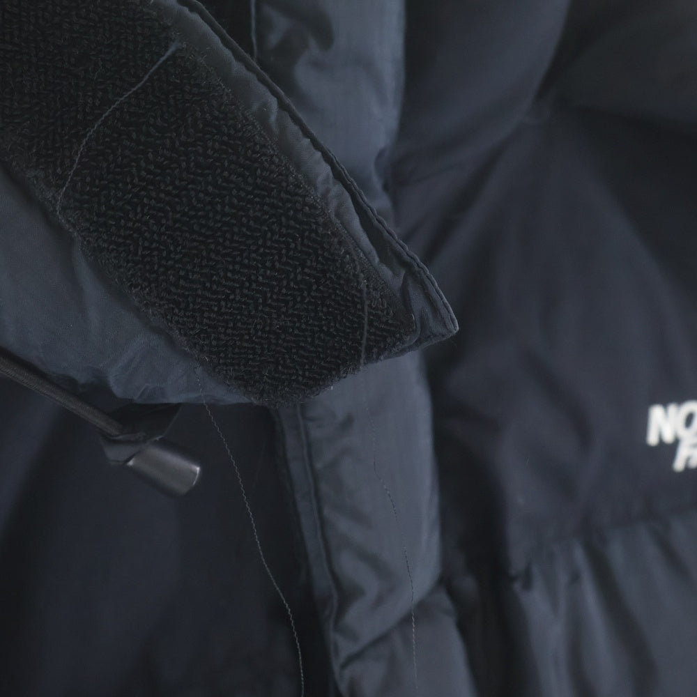 THE NORTH FACE(ザノースフェイス) SUMMIT JACKET ロゴ刺繍 ジップアップ フーディー サミット ダウンジャケット ブラック NFD00063