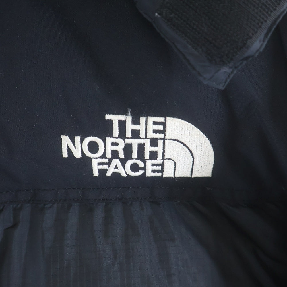 THE NORTH FACE(ザノースフェイス) SUMMIT JACKET ロゴ刺繍 ジップアップ フーディー サミット ダウンジャケット ブラック NFD00063