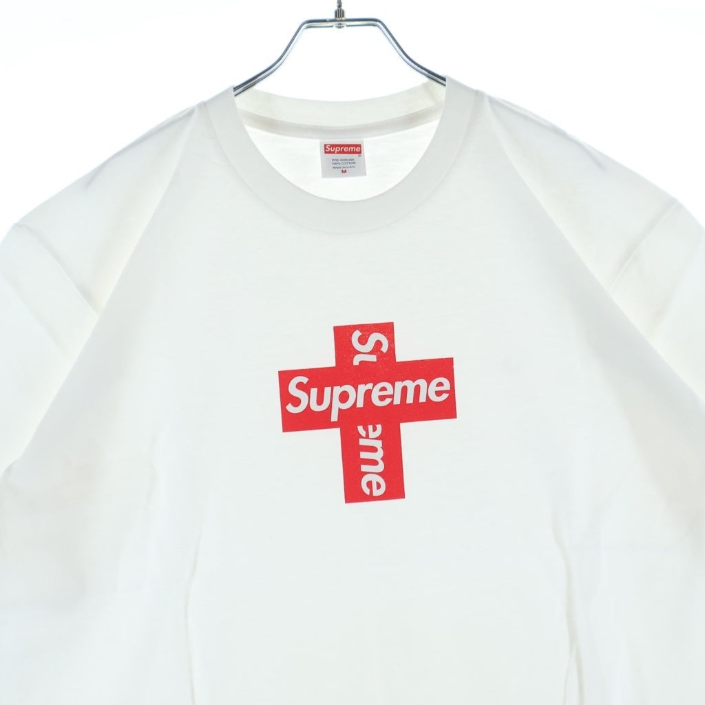 SUPREME(シュプリーム) 20AW Cross Box Logo Tee クロスボックスロゴ クルーネックス半袖Tシャツカットソー ホワイト