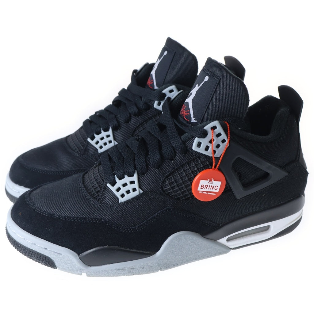 NIKE(ナイキ) AIR JORDAN 4 SE BLACK AND LIGHT STEEL エアジョーダン4 SE ブラック アンド ライト スティール ハイカットスニーカー ブラック US10/28cm DH7138-006